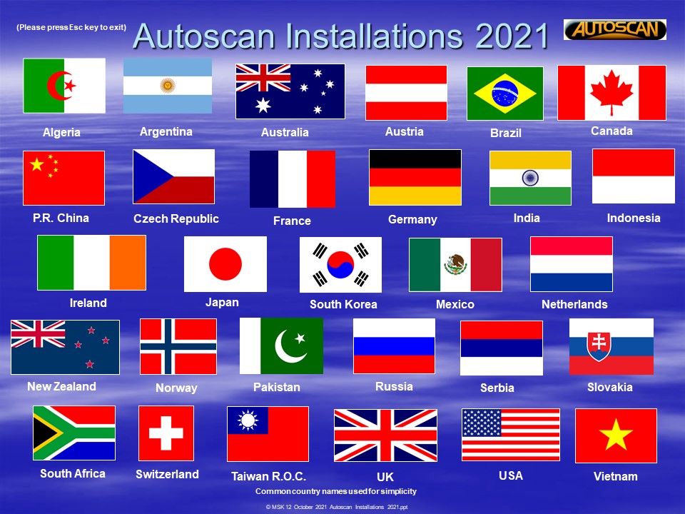 Autoscan Installations 2021